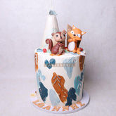 V.19.b ANIMALS - Christening Cake - WILTON PATISSERIE
